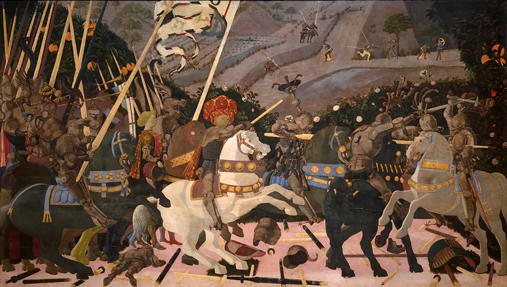 Niccolo Mauruzi da Tolentino at the Battle of San Romano Paolo Uccello